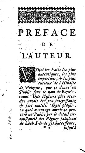 Cover for Histoire des revolutions de Pologne: depuis le commencement de cette ...