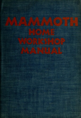 Cover for Mammoth Home Workshop Manual