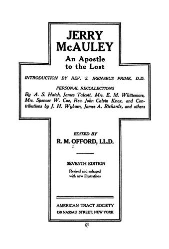 Cover for Jerry McAuley