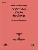Cover for First Position Etudes for Strings