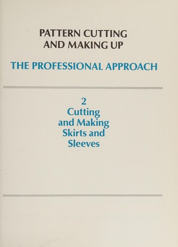 Cover for Pattern cutting and making up