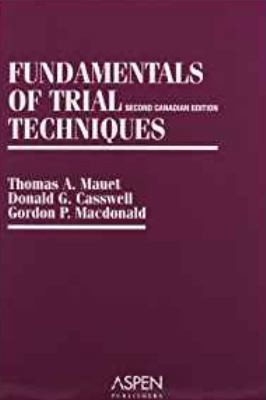 Cover for Fundamentals of Trial Techniques