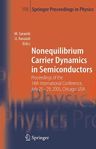 Cover for Nonequilibrium Carrier Dynamics in Semiconductors