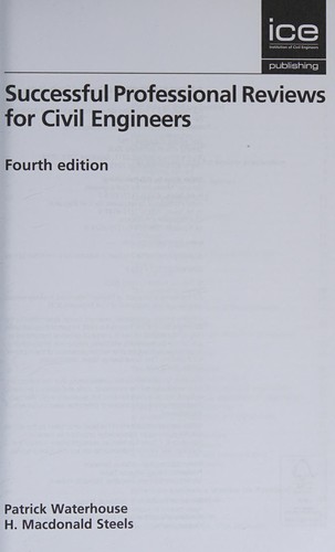 Cover for Successful Professional Reviews for Civil Engineers