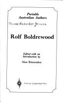 Cover for Rolf Boldrewood