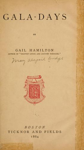 Cover for Gala-days