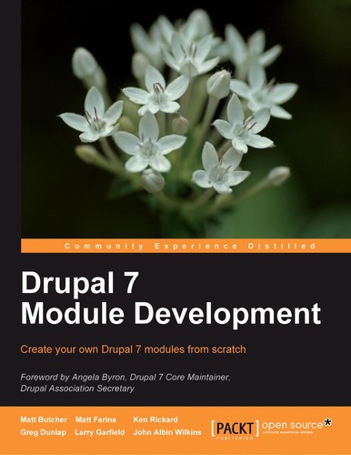 Cover for Drupal 7 Module Development