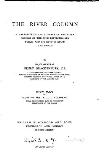 Cover for The River Column