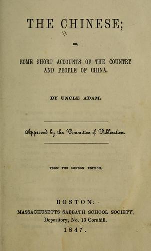 Cover for Chinese
