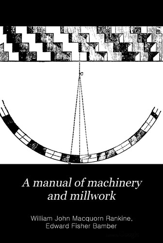 Cover for A manual of machinery and millwork.