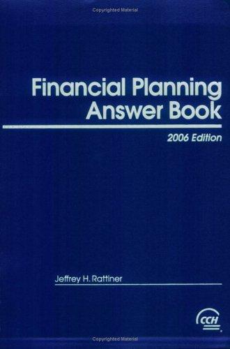 Cover for Financial Planning Answer Book