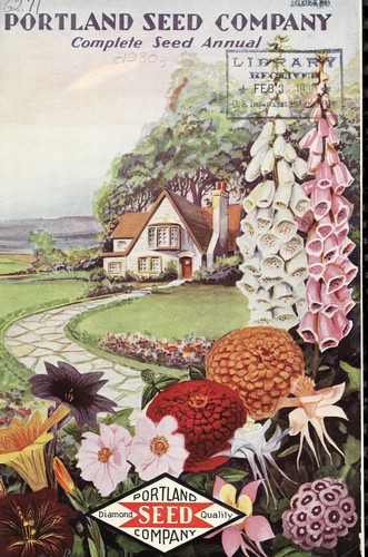 Cover for Complete seed annual and planter's guide for 1930 of Portland Seed Company Diamond quality seeds