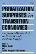 Cover for Privatization Surprises in Transition Economies