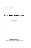 Cover for Dyal Singh Majitha