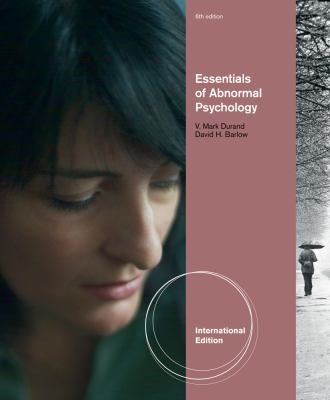 Cover for Essentials of Abnormal Psychology David Barlow V Durand