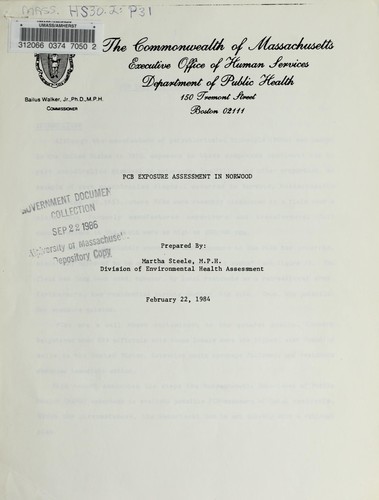 Cover for PCB exposure assessment in Norwood