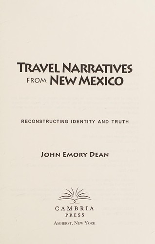 Cover for Travel narratives from New Mexico