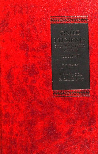 Cover for Finite elements.