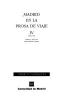 Cover for Madrid en la prosa de viaje