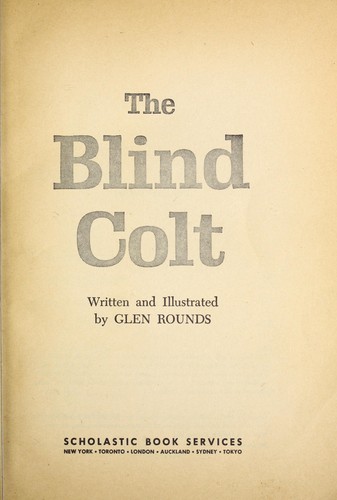 Cover for The Blind Colt