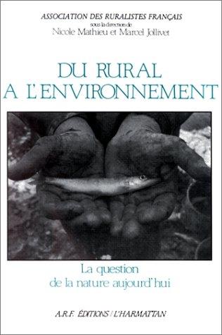 Cover for Du rural à l'environnement