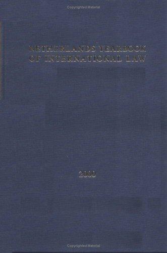 Cover for Netherlands Yearbook of International Law, Volume XXXI