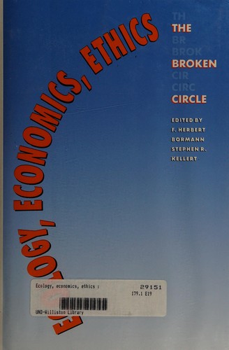 Cover for Ecology, Economics, Ethics