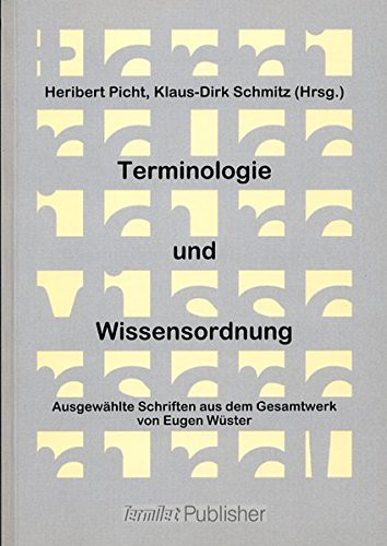 Cover for Terminologie Und Wissensordnung