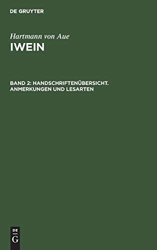 Cover for Handschriftenuebersicht