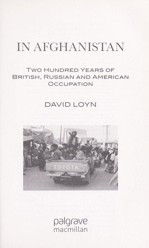 Cover for In Afghanistan