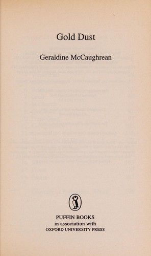 Cover for Gold dust