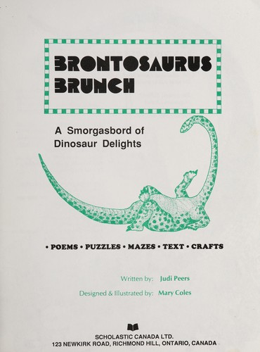 Cover for Brontosaurus brunch