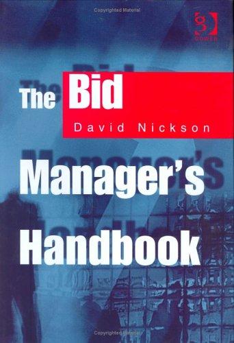 Cover for The Bid Manager's Handbook