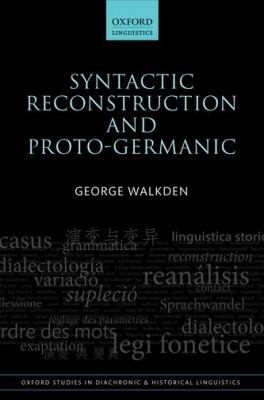Cover for Syntactic Reconstruction And Protogermanic