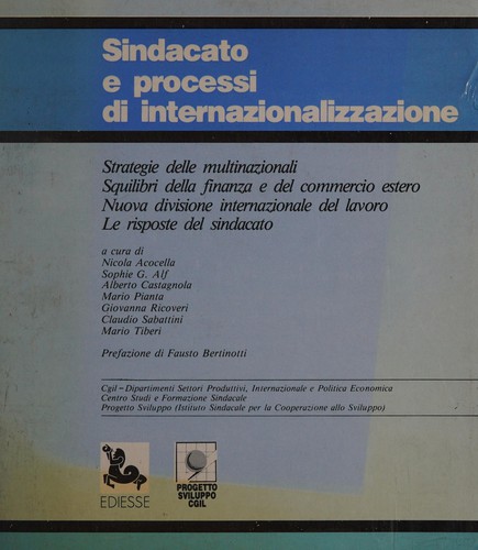 Cover for Sindacato e processi di internazionalizzazione