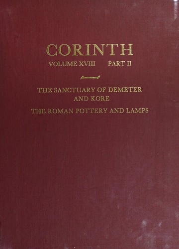 Cover for The sanctuary of Demeter and Kore