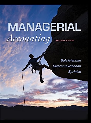 Cover for Managerial Accounting