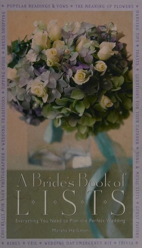 Cover for A bride's book of lists