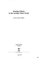 Cover for Housing policies in the Socialist Third World