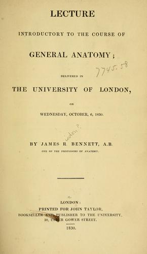 Cover for Lecture