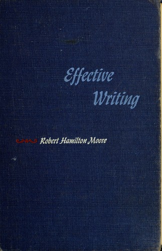 Cover for Effective writing.