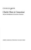 Cover for Charles Olson in Connecticut