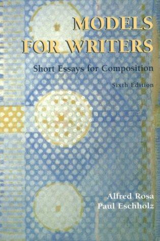 Cover for Models for writers