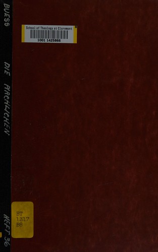 Cover for Die kirchlichen Richtungen.