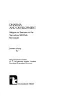 Cover for Dharma and development