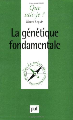 Cover for La génétique fondamentale