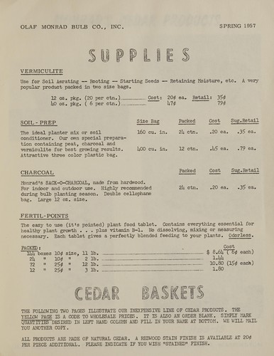 Cover for Monrad's wholesale price list