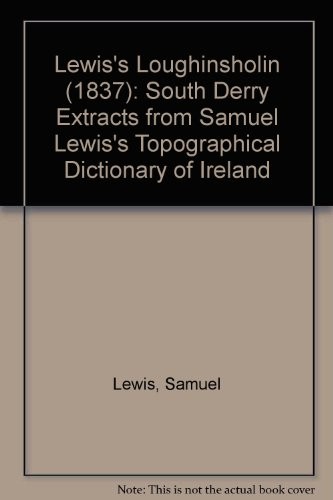 Cover for Lewis's Loughinsholin (1837)