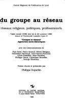 Cover for Du groupe au réseau