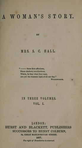 Cover for woman's story
